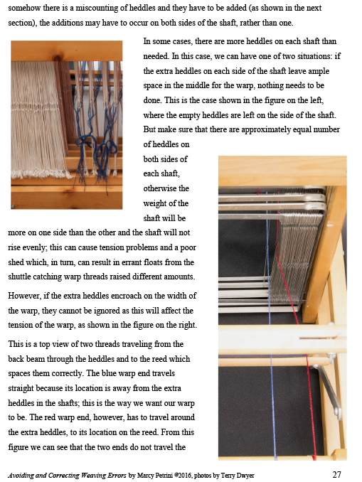 Avoiding & Correcting Weaving Errors - Click Image to Close