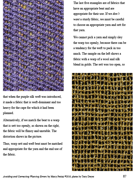Avoiding & Correcting Weaving Errors - Click Image to Close