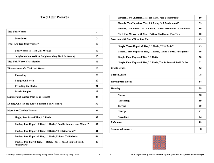 (image for) An Eight-Shaft Primer of Tied Unit Weaves - Click Image to Close